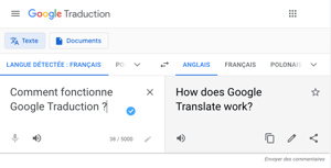 This is the Avatar Image for the Google Traduction Français -0 AI Voice and Text to Speech Generator